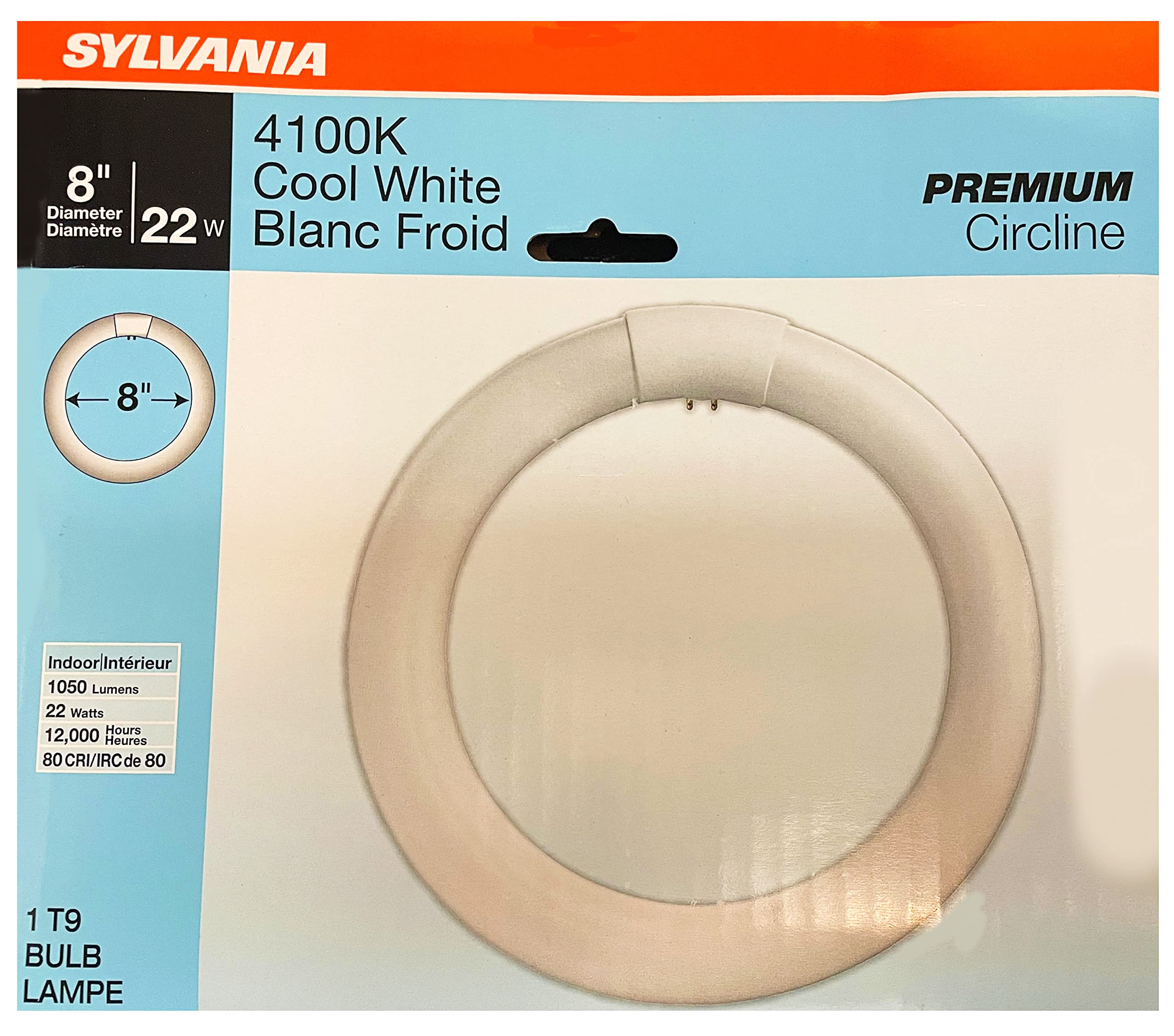 case of 6 Lamps) Sylvania 23519 Cool White Premium Circline